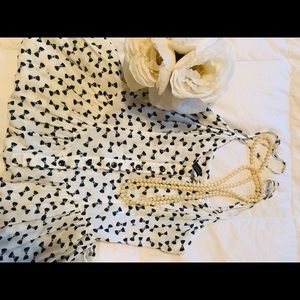 2 for $15. White bow tie spaghetti strap dress
